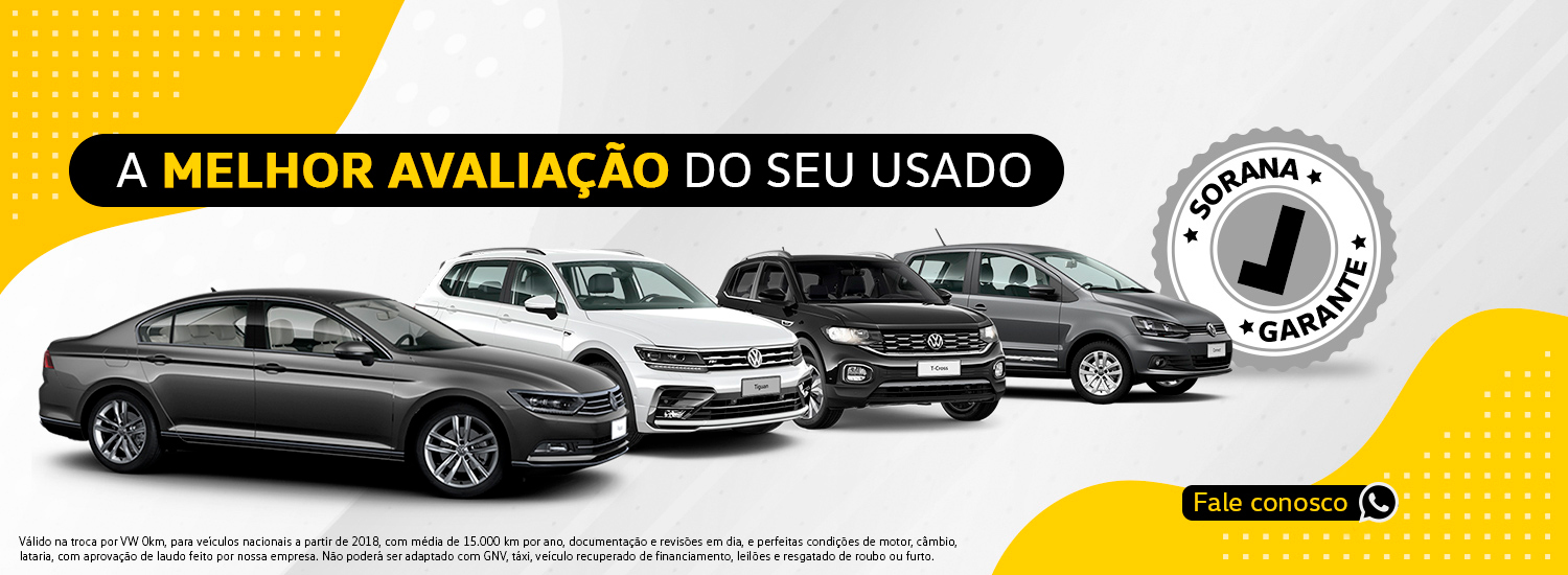 Avaliação do seu Usado 