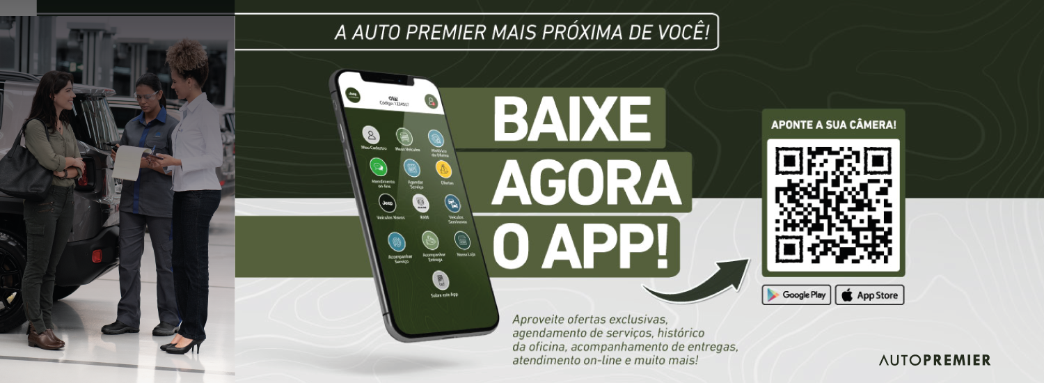 Jeep e Ram é na Auto Premier Joinville