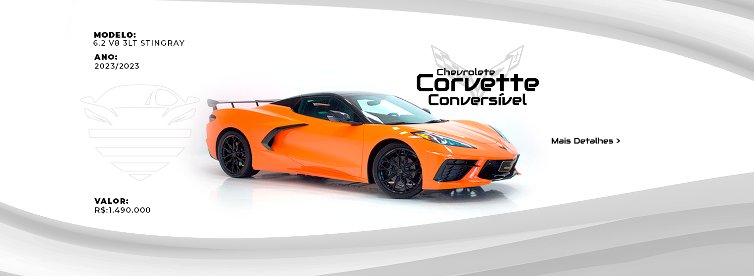 Corvette Conversível Laranja