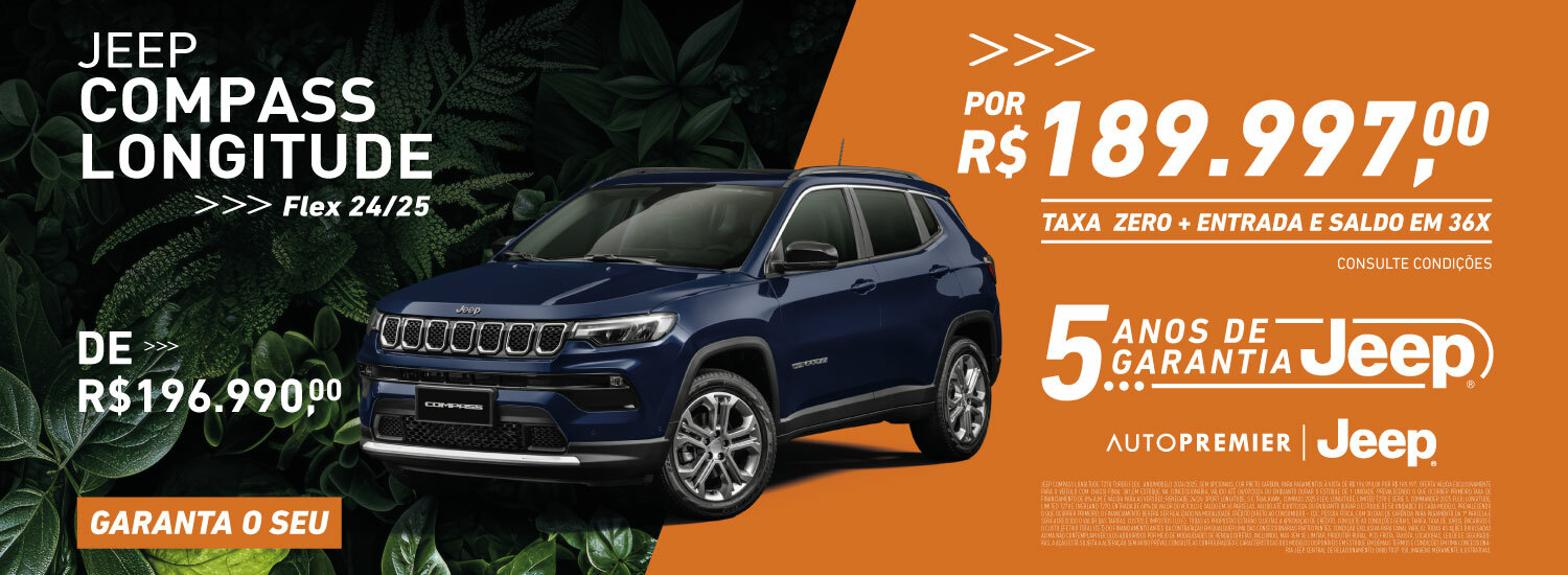 Jeep e Ram é na Auto Premier Joinville