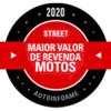 Street - Maior valor de revenda de motos 2020