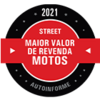 Street - Maior valor de revenda de motos 2021