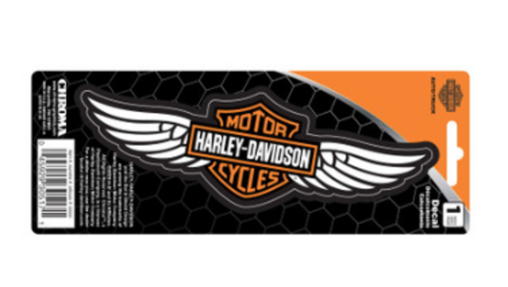 galeria ADESIVO EM VINIL H-D WINGED BAR & SHIELD