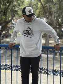 MOLETOM CAPUZ MOTOCYCLETA ADVENTURE HONDA MOTO G MASCULINO