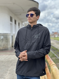 JAQUETA CORTA VENTO HONDA BLACK RACING HONDA MOTO 