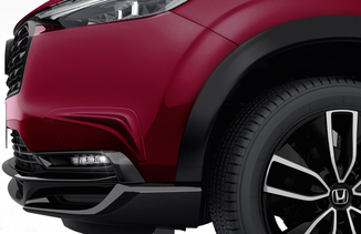 PROTETOR LATERAL DE PARA-CHOQUE FRONTAL - Vermelho supernova perolizado