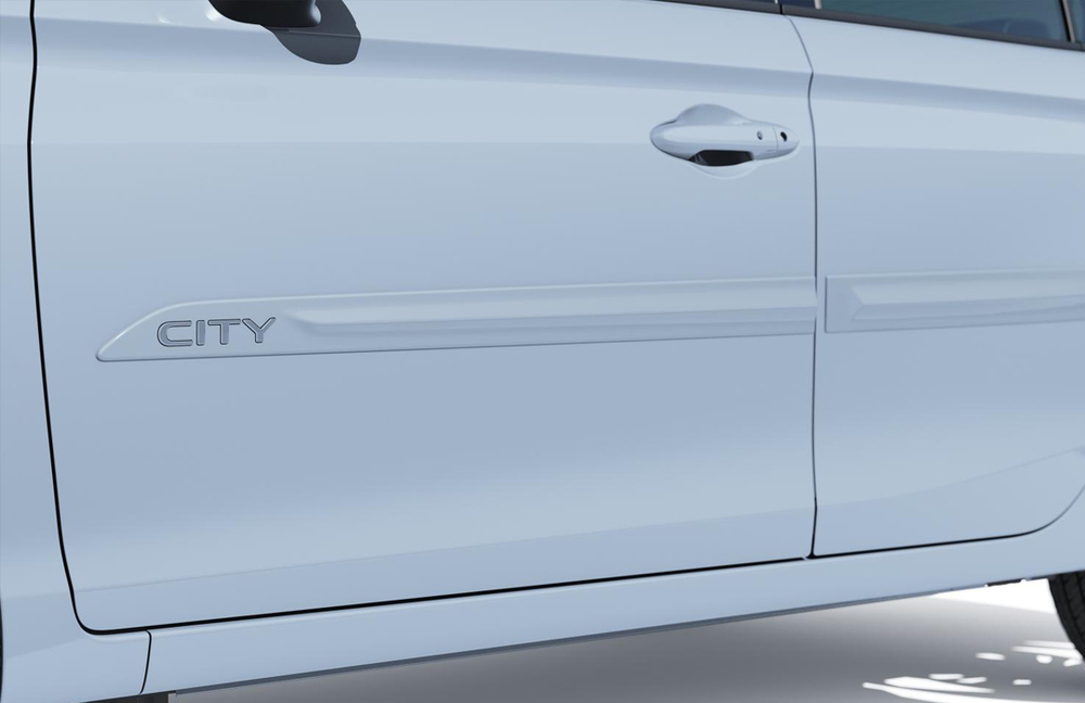 galeria FRISO DE PORTAS COM LOGO CROMADO - Cinza grafeno perolizado