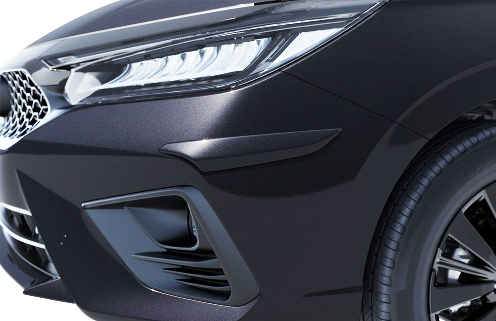 galeria PROTETOR LATERAL DE PARA-CHOQUE FRONTAL - Cinza basalto metálico