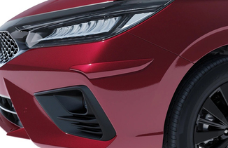 PROTETOR LATERAL DE PARA-CHOQUE FRONTAL - Vermelho supernova