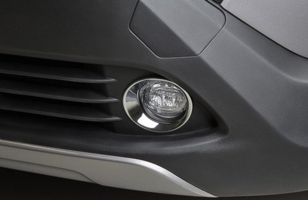 galeria Aplique cromado do farol de neblina