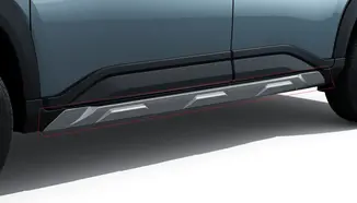 Aplique Inferior Lateral do Honda WR-V