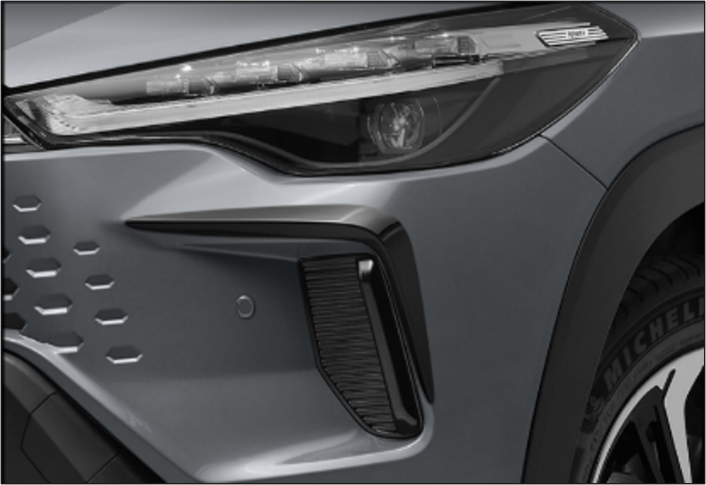 galeria Par Moldura Para-Choque (Black Piano)