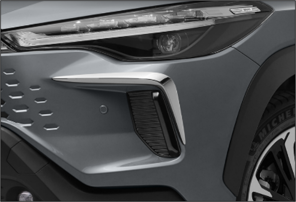 galeria Par Moldura Para-Choque (Cromado)