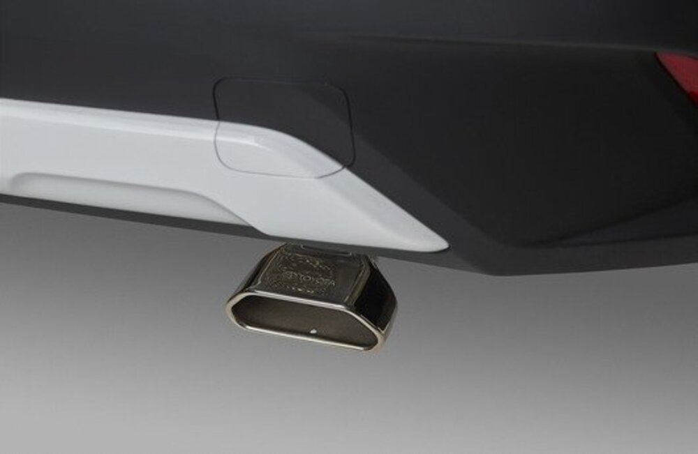 galeria Ponteira de escapamento cromada