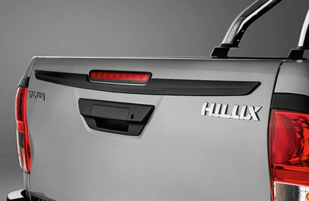 galeria Aplique preto fosco da tampa da caçamba