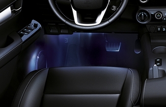 Luz esportiva do assoalho (2FR+2RR)