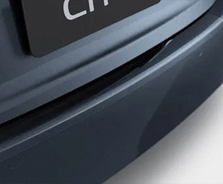 PROTETOR CENTRAL DE PARA-CHOQUE TRASEIRO - BORRACHA