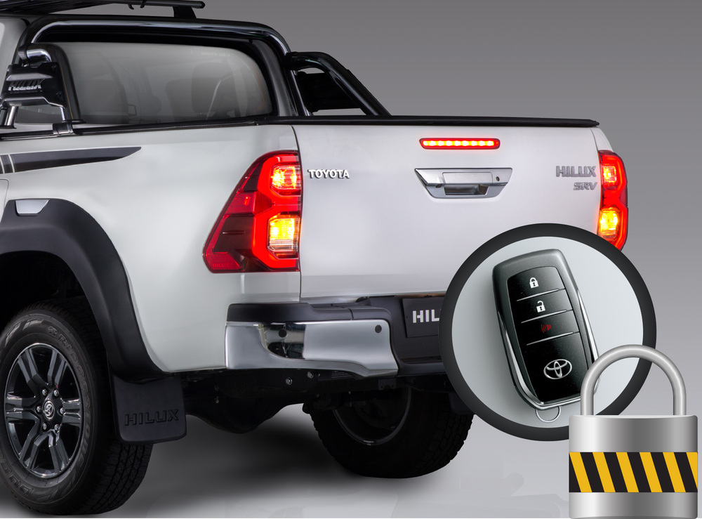 galeria Trava elétrica da tampa da caçamba