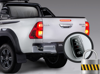 Trava elétrica da tampa da caçamba