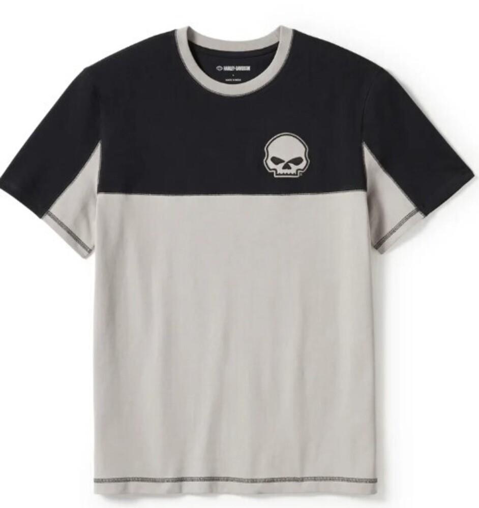 galeria CAMISETA MASCULINA COLORBLOCKED SKULL