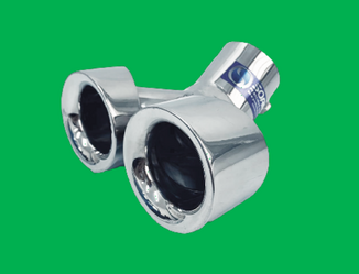 PONTEIRA INOX POLIDO BOCAL DUPLO