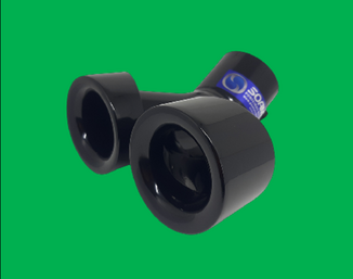 PONTEIRA INOX BLACK PIANO BOCAL DUPLO