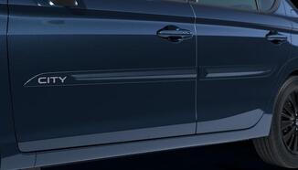 FRISO DE PORTAS COM LOGO CROMADO Azul cósmico metálico