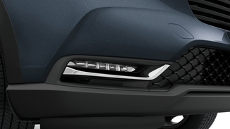 APLIQUE CROMADO DE FAROL DE NEBLINA