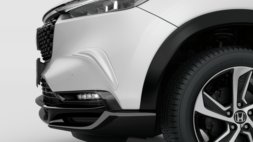 galeria PROTETOR LATERAL DE PARA-CHOQUE FRONTAL - BRANCO TAFETÁ SÓLIDO