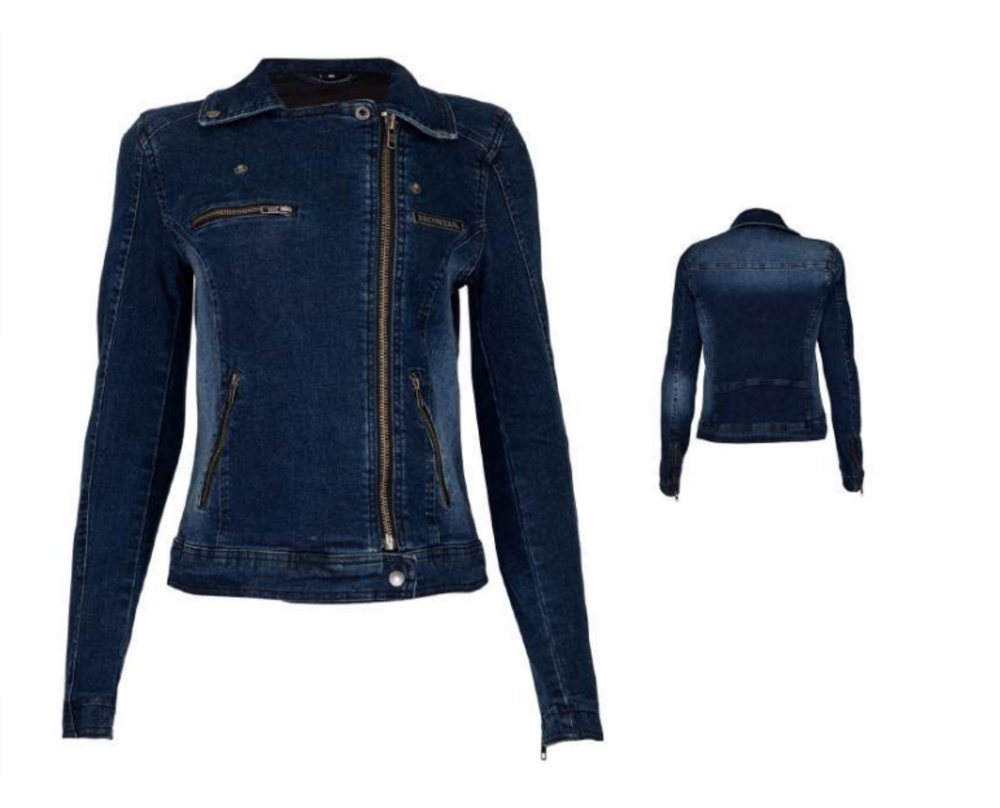galeria Jaqueta Honda Feminina Rider Jeans