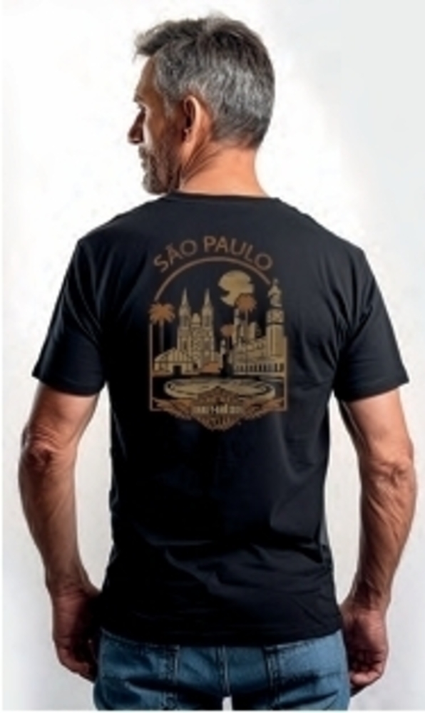 galeria CAMISETA MASCULINA SÃO PAULO PRAÇA DA SÉ