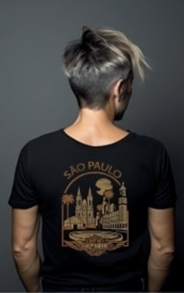 galeria CAMISETA FEMININA SÃO PAULO PRAÇA DA SÉ