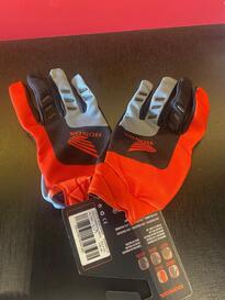 LUVA HONDA OFF-ROAD CINZA VERMELHO PRETO