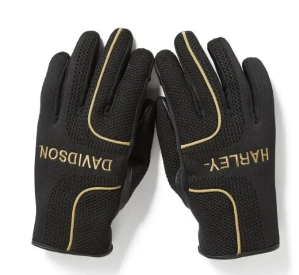 galeria LUVA DE NYLON/COURO FEMININA H-D DYNA