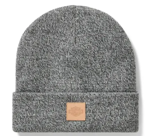 GORRO MASCULINO PATCH DE COURO H-D
