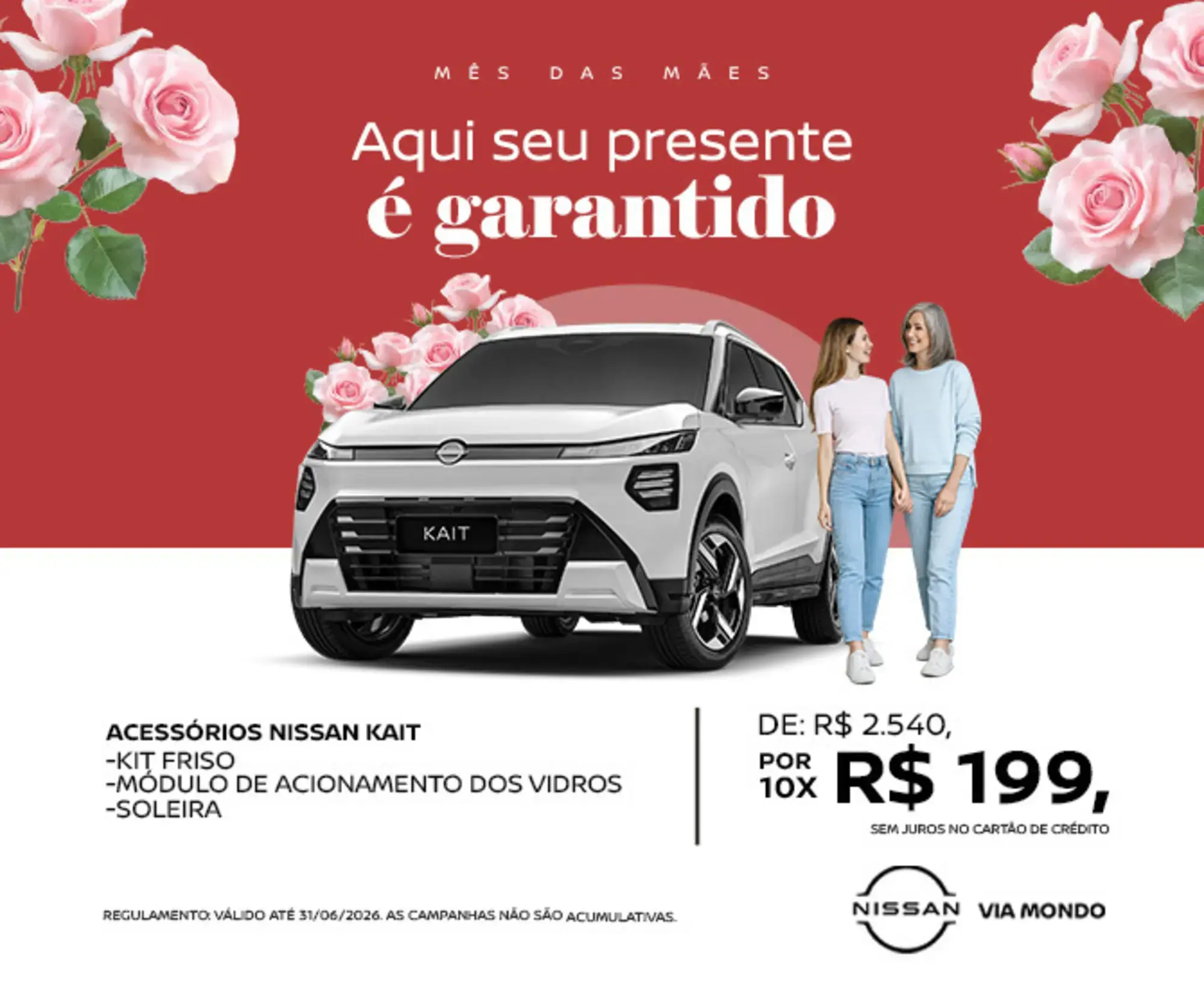 galeria MÊS DA MÃES - ACESSÓRIOS NISSAN KAIT
