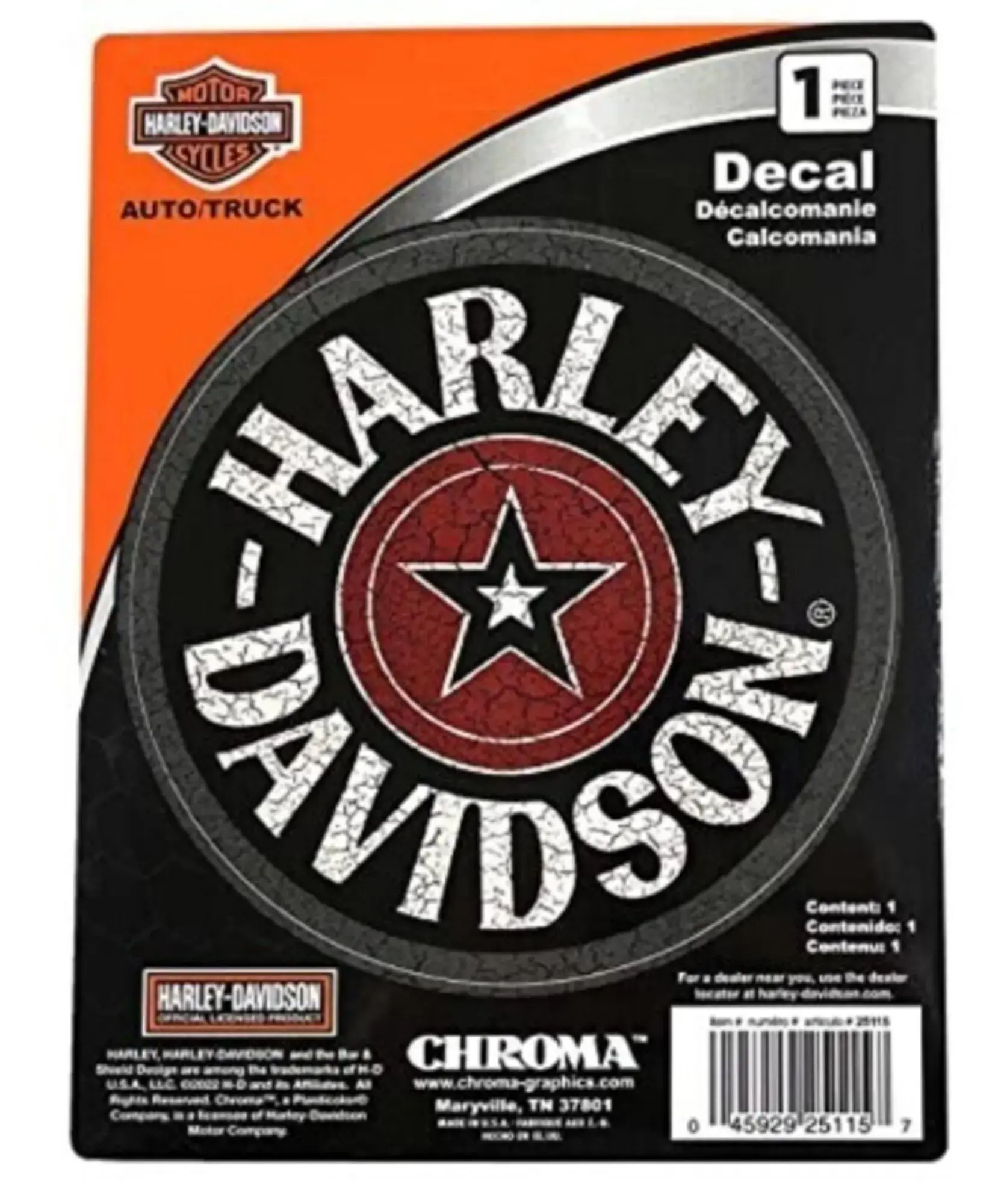 galeria ADESIVO H-D STAR BADGE