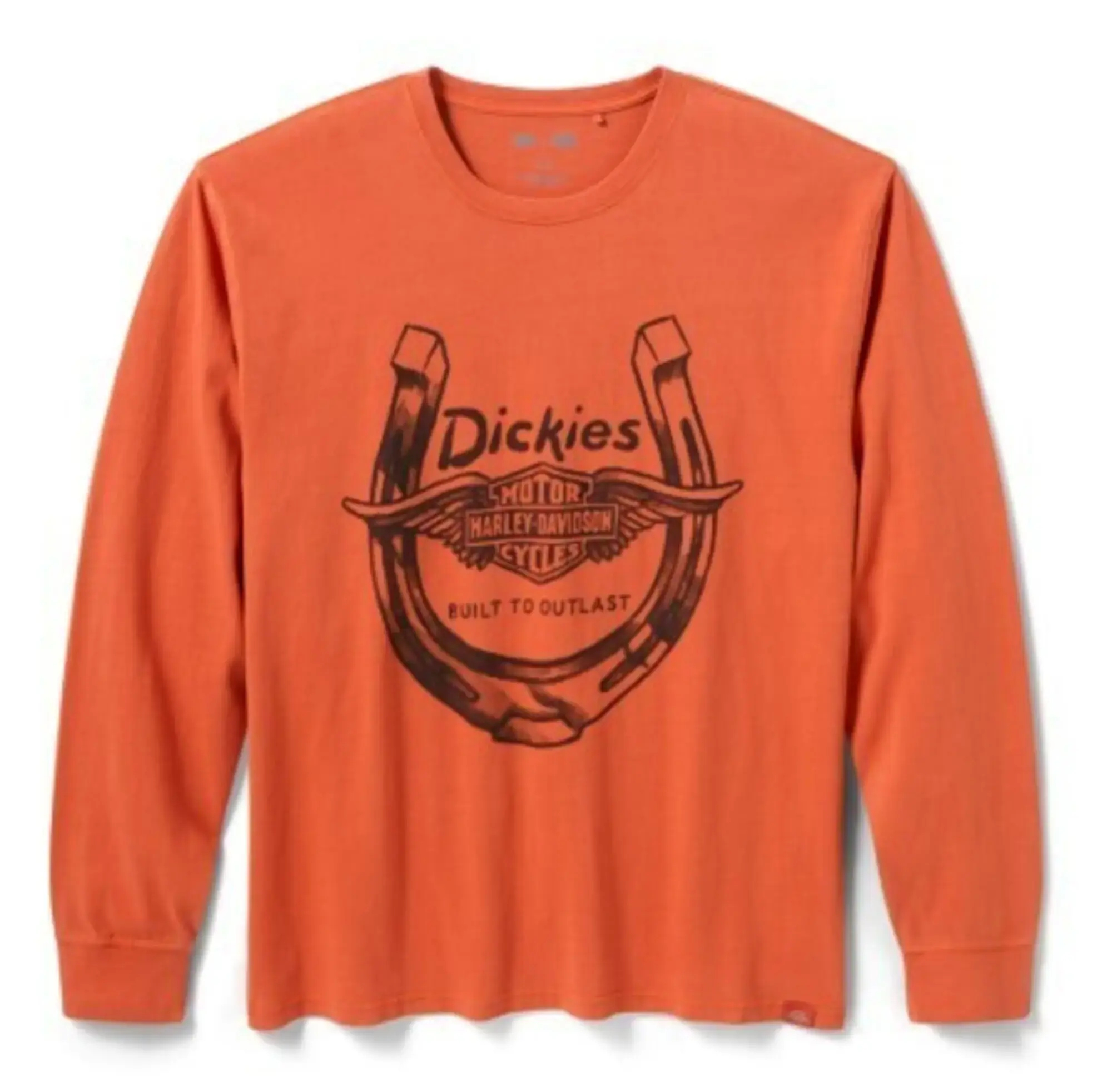 galeria CAMISETA DICKIES X H-D WINGED HORSESHOE ORANGE