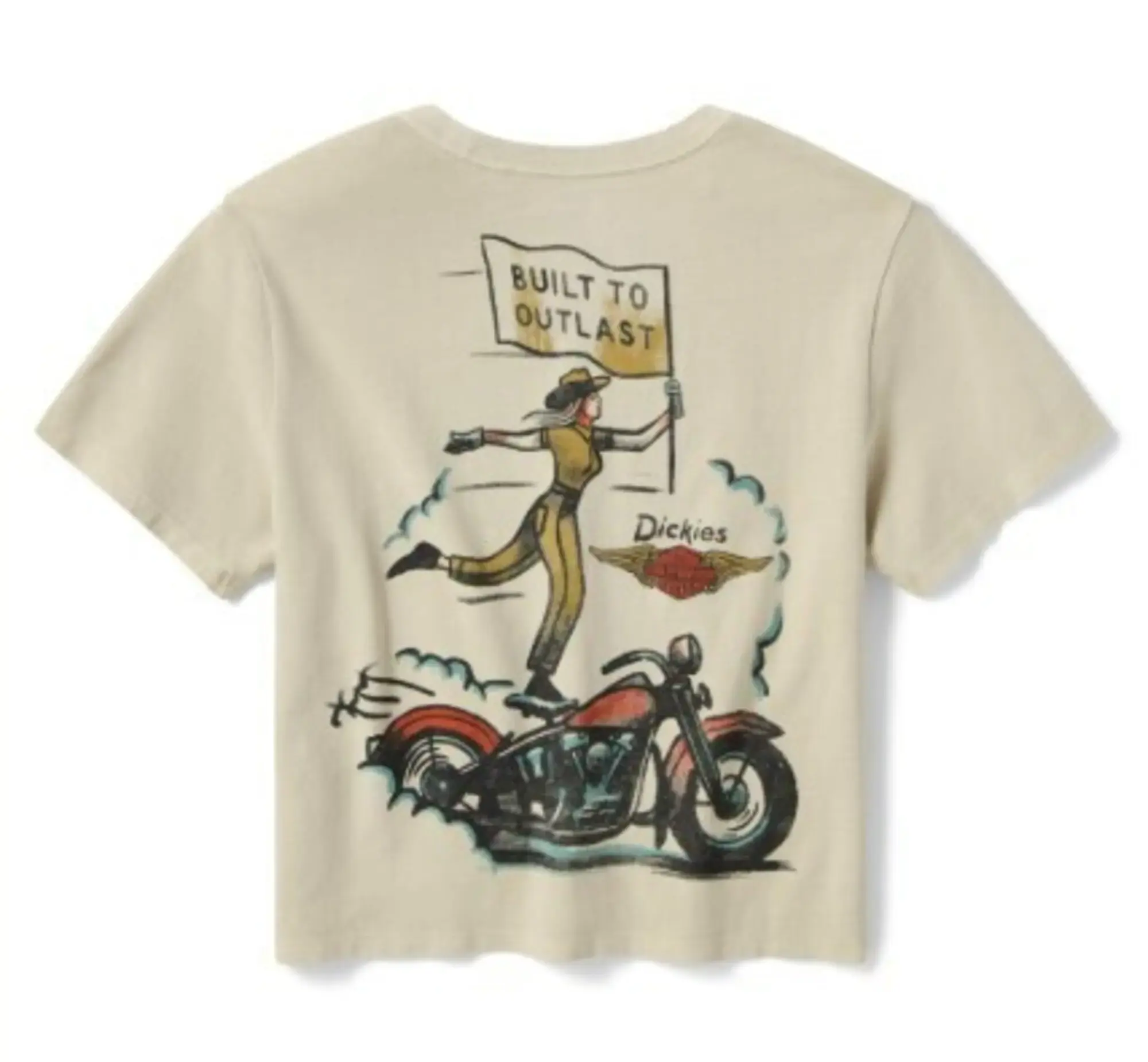 galeria CAMISETA FEMININA DICKIES X H-D VINTAGE COWGIRL