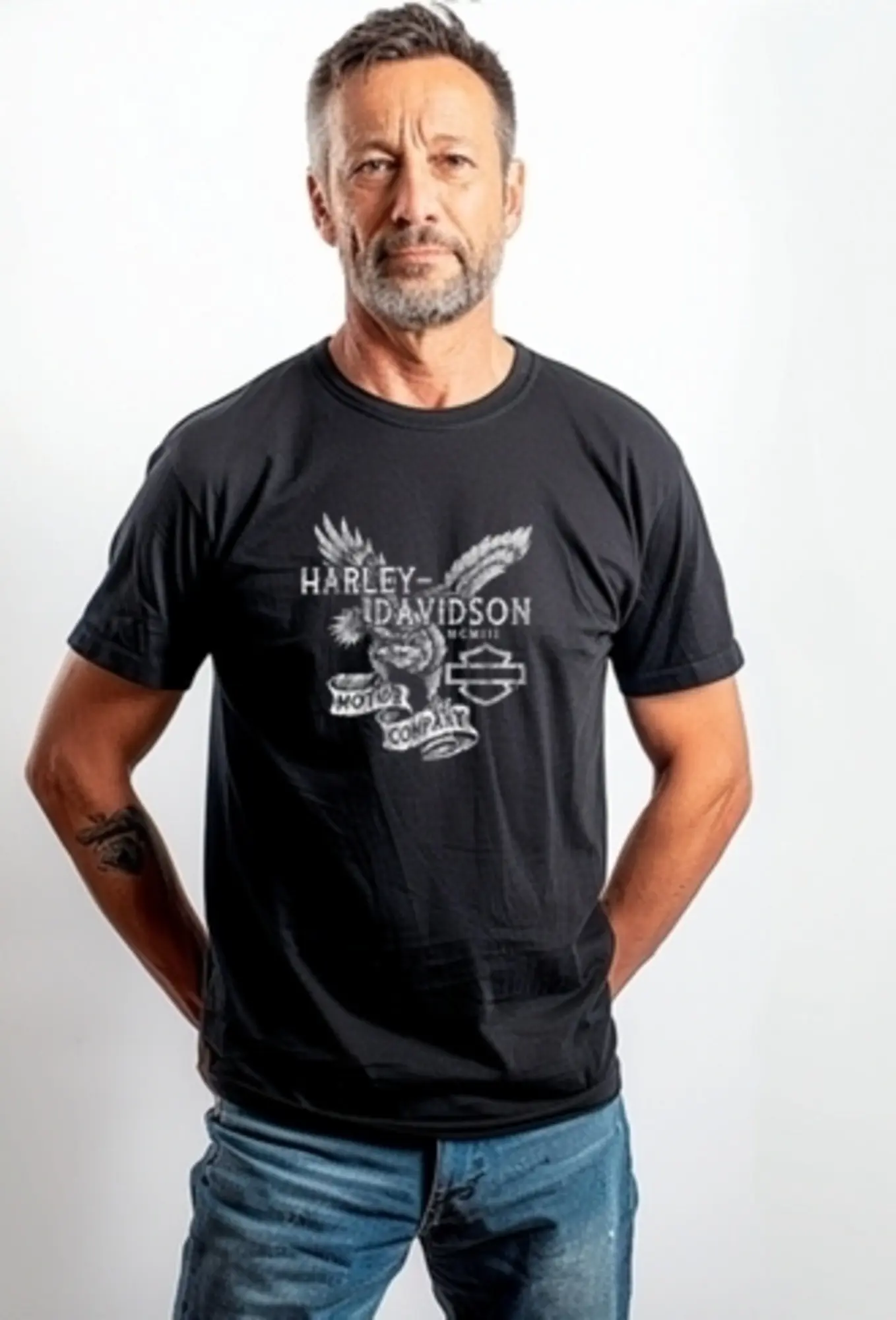 galeria CAMISETA MASCULINA MCMLLL EAGLE BLACK
