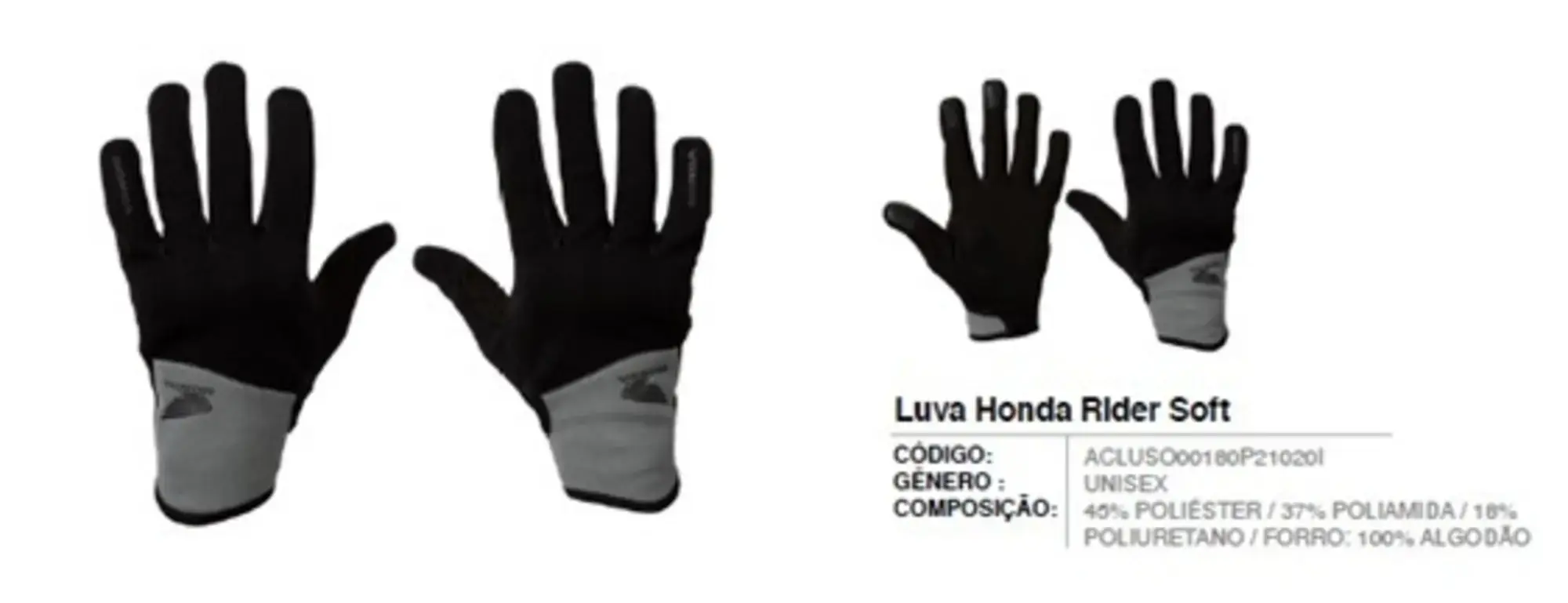 galeria LUVA HONDA RIDER