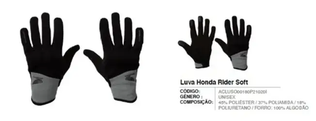LUVA HONDA RIDER 