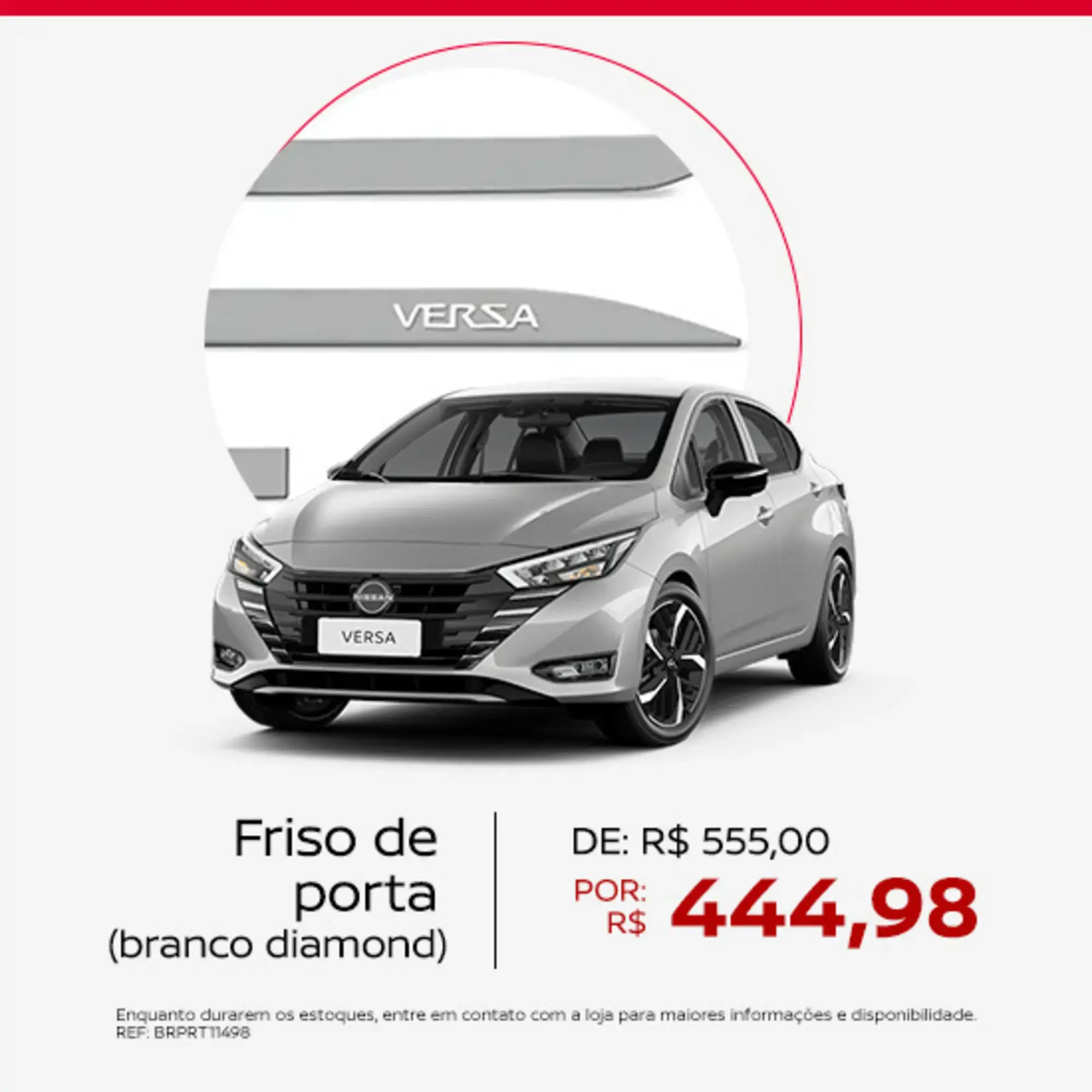 galeria VERSA - Friso de porta (branco diamond)