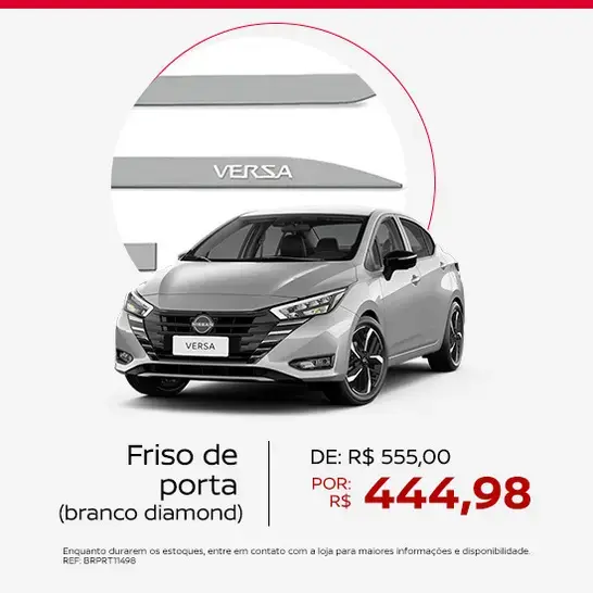 VERSA - Friso de porta (branco diamond)