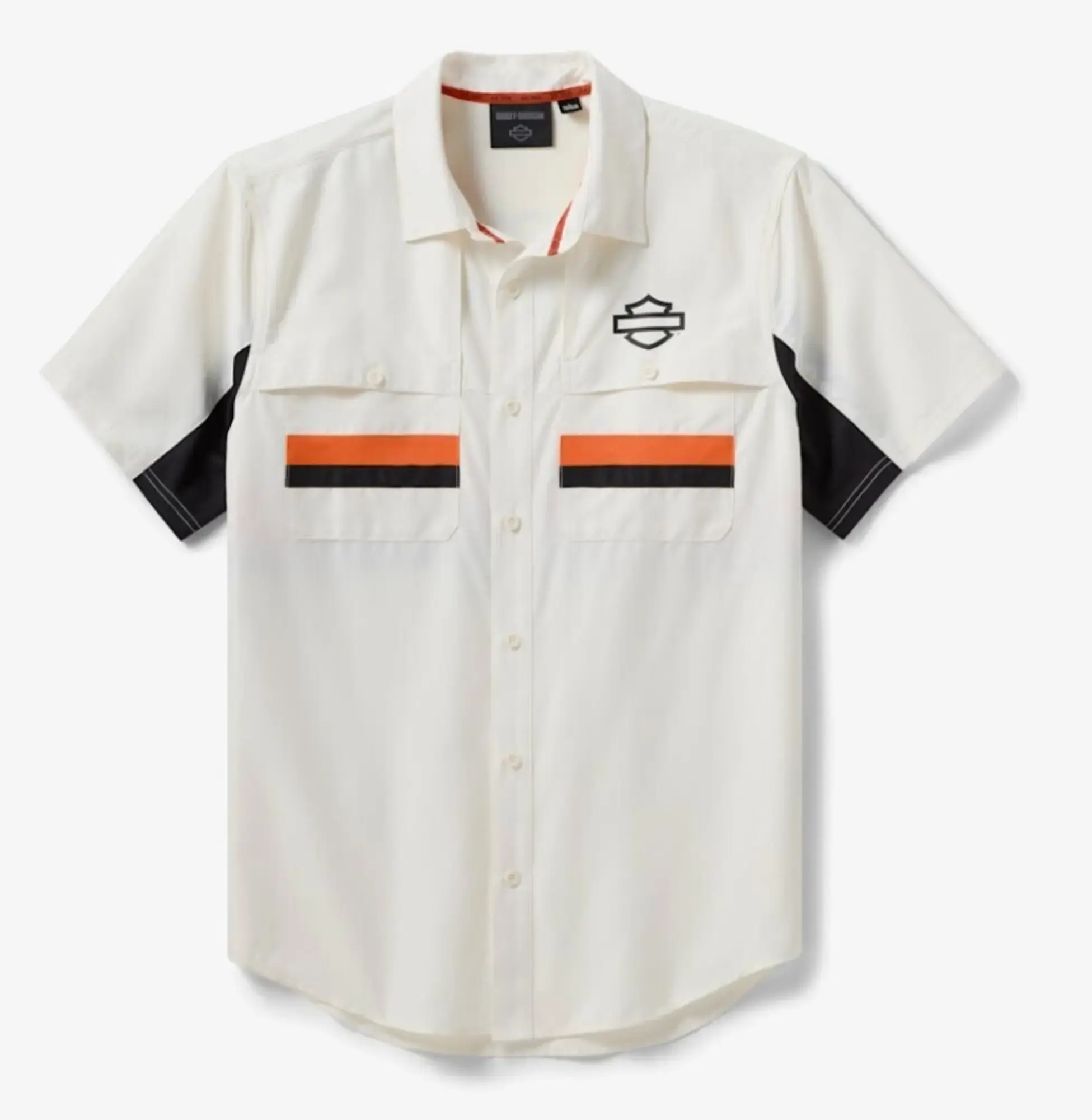 galeria CAMISA MASCULINA H-D TECH COLORBLOCK WHITE