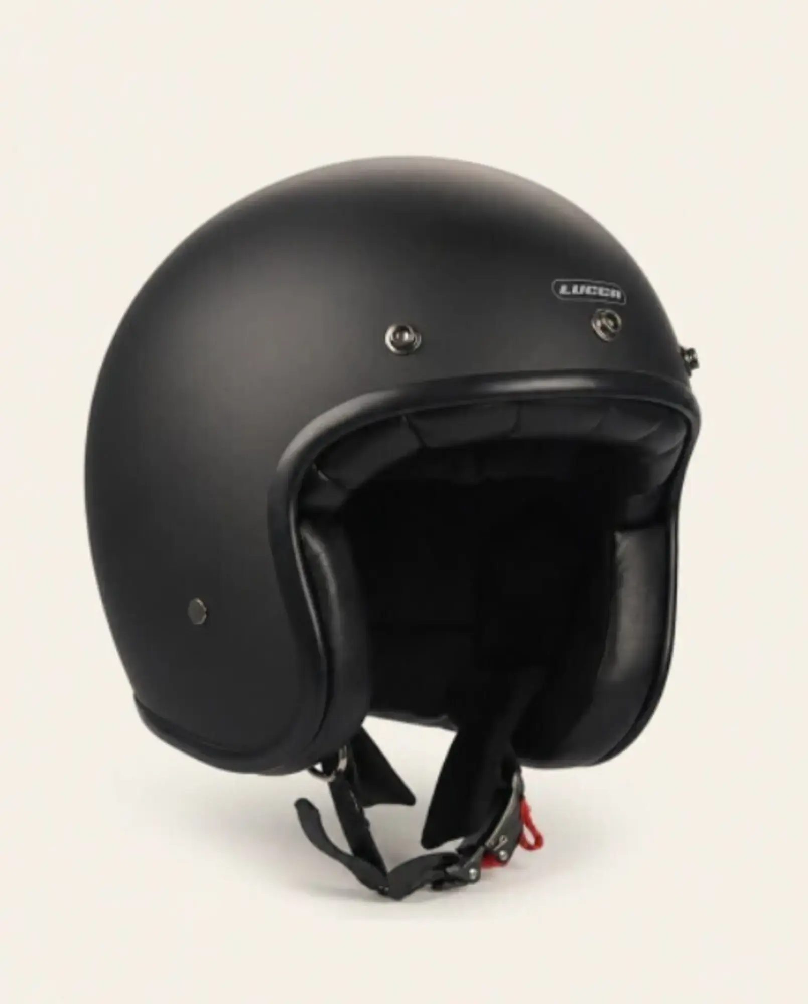 galeria CAPACETE LUCCA CAFÉ RACER MATT BLACK