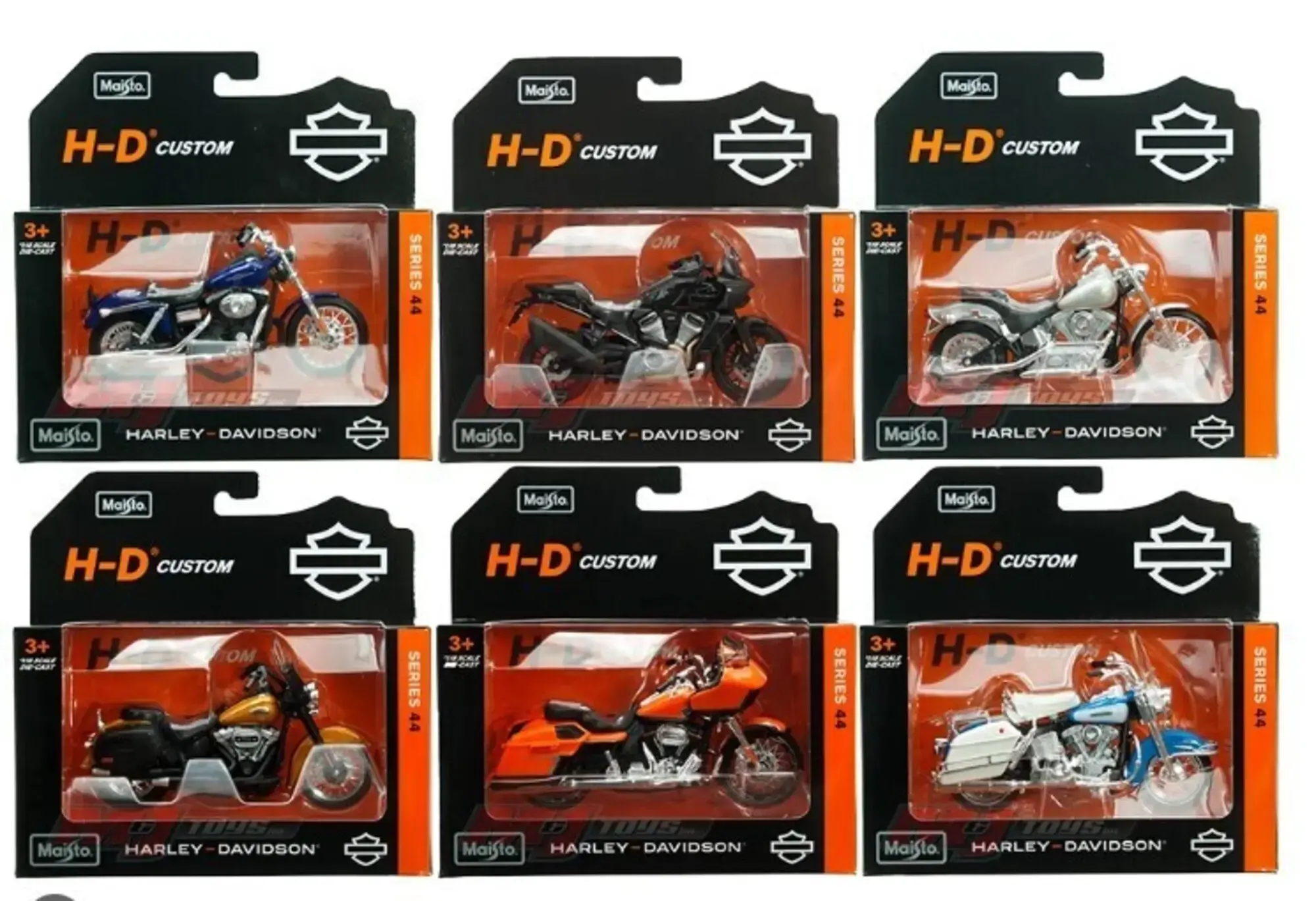 galeria MINI MOTO MAISTO HARLEY-DAVIDSON ESCALA 1:18