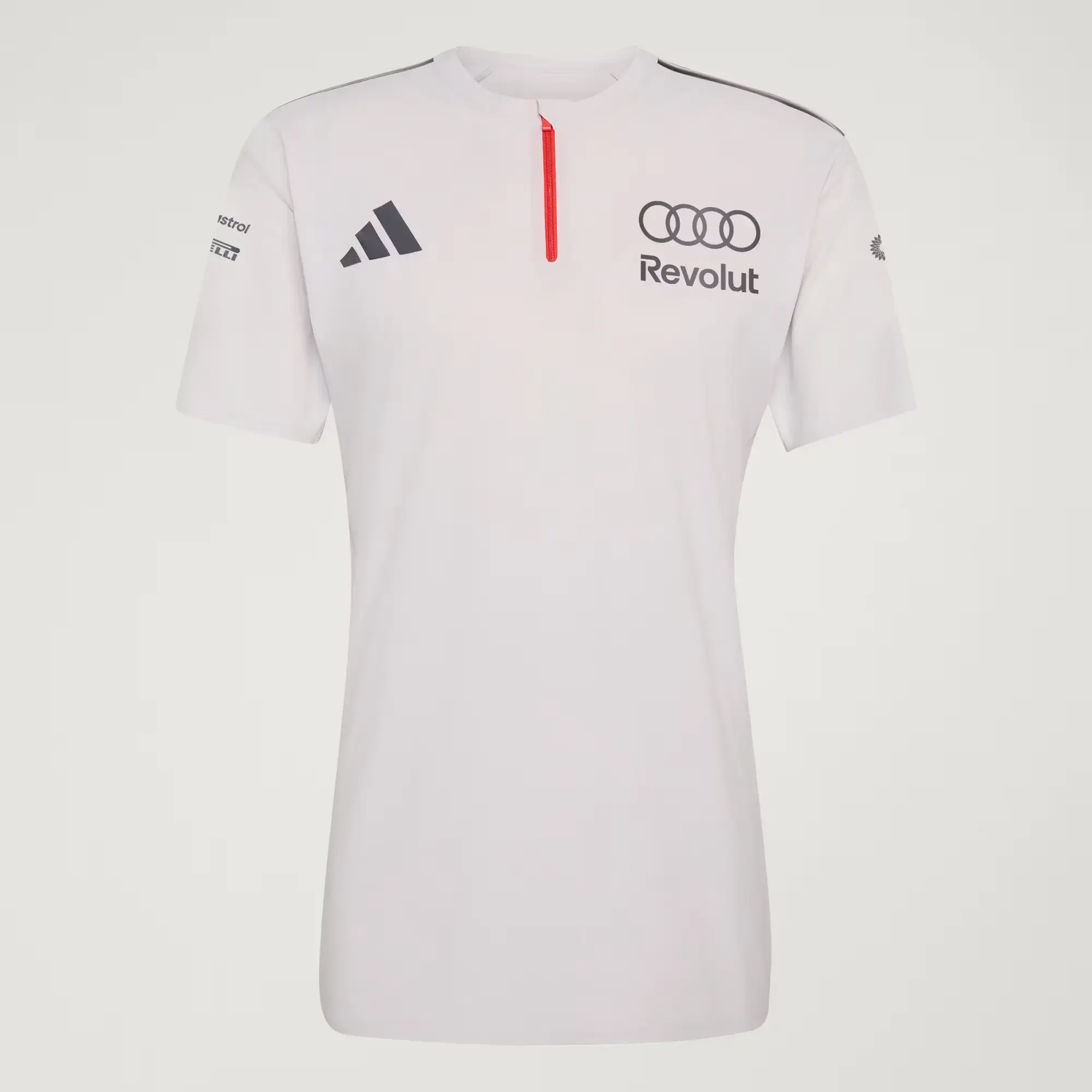 galeria POLO DE MANGA CURTA DA EQUIPE DE ENGENHEIROS E MARKETING DA AUDI REVOLUT F1