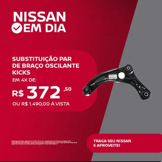 Substituição par de braço oscilante Kicks 