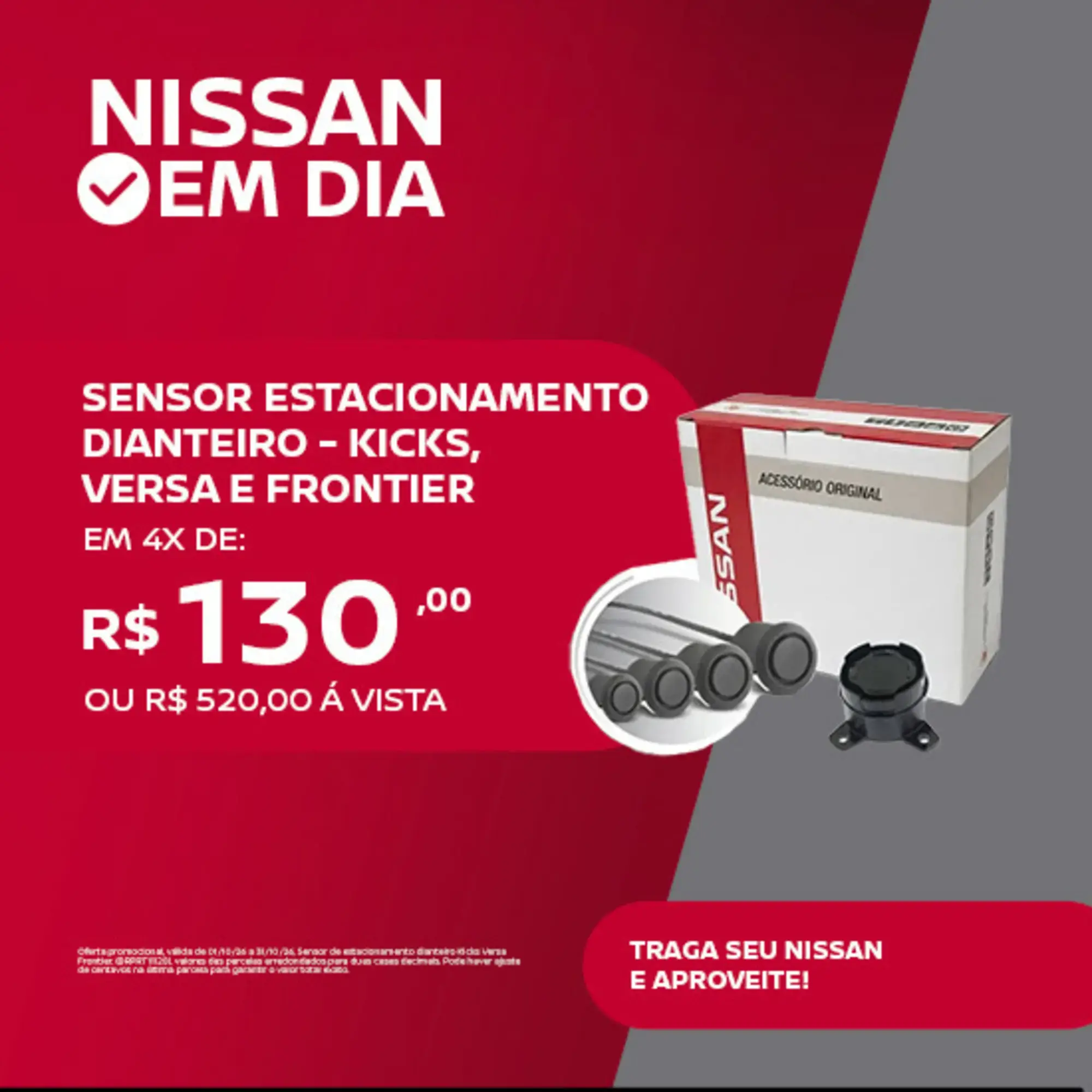galeria Sensor de estacionamento dianteiro Kicks Versa Frontier